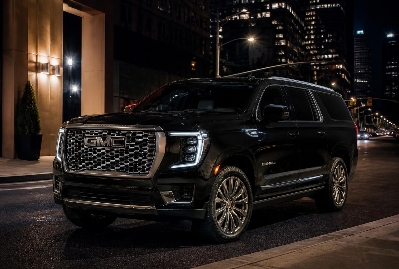 GMC Yukon XL Denali 2026 — chauffeured executive suv in Montreal
